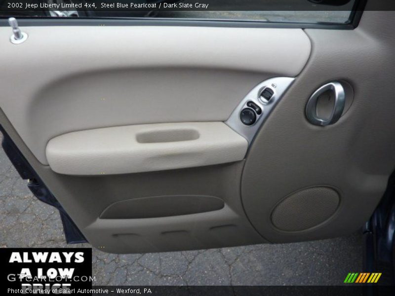 Steel Blue Pearlcoat / Dark Slate Gray 2002 Jeep Liberty Limited 4x4