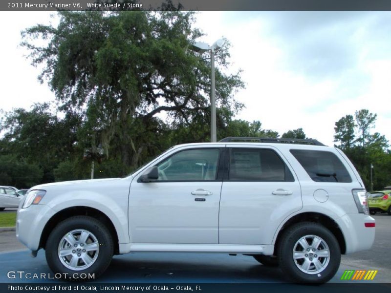 White Suede / Stone 2011 Mercury Mariner V6