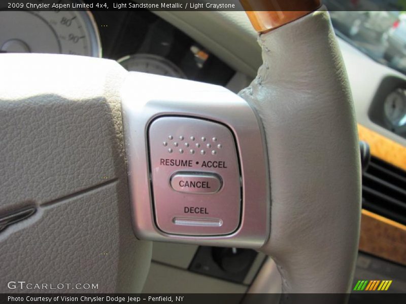 Light Sandstone Metallic / Light Graystone 2009 Chrysler Aspen Limited 4x4