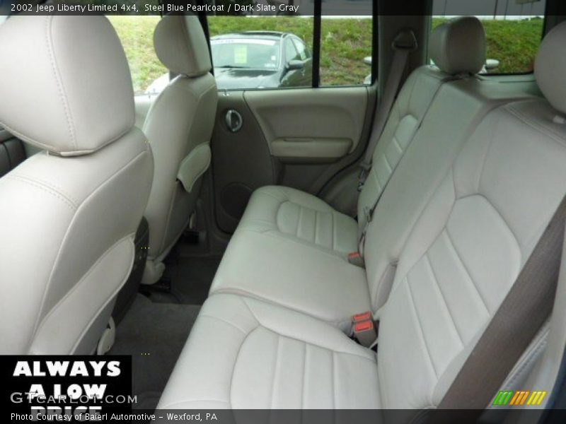 Steel Blue Pearlcoat / Dark Slate Gray 2002 Jeep Liberty Limited 4x4