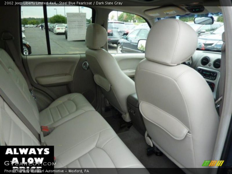 Steel Blue Pearlcoat / Dark Slate Gray 2002 Jeep Liberty Limited 4x4