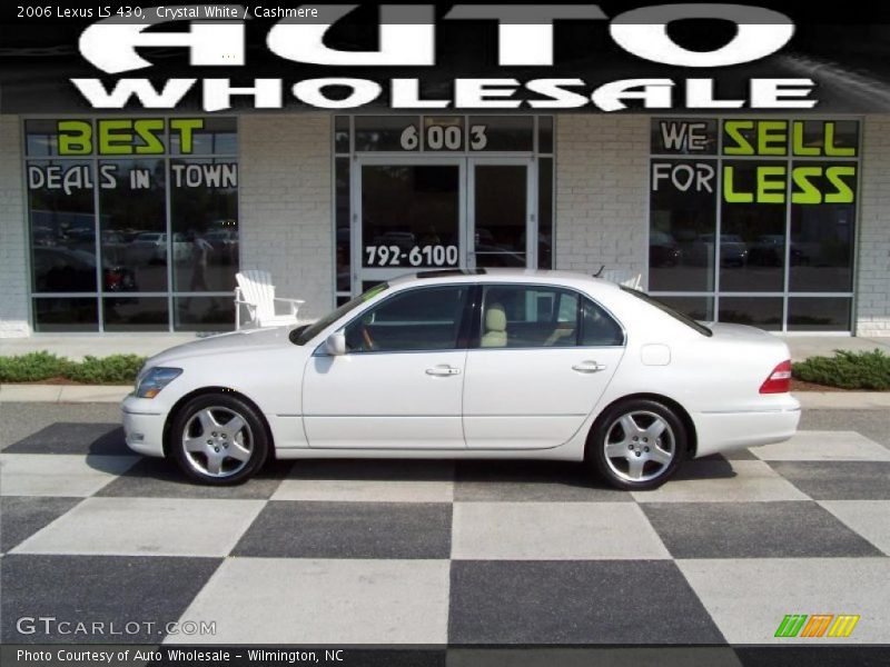 Crystal White / Cashmere 2006 Lexus LS 430