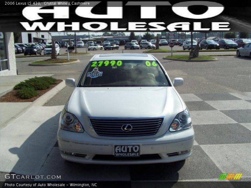 Crystal White / Cashmere 2006 Lexus LS 430