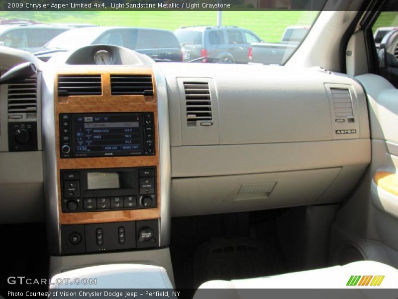 Light Sandstone Metallic / Light Graystone 2009 Chrysler Aspen Limited 4x4