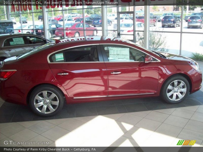 Red Jewel Tintcoat / Dark Titanium/Light Titanium 2011 Buick LaCrosse CXL