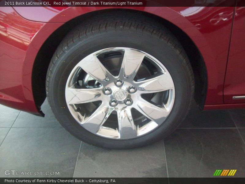 Red Jewel Tintcoat / Dark Titanium/Light Titanium 2011 Buick LaCrosse CXL