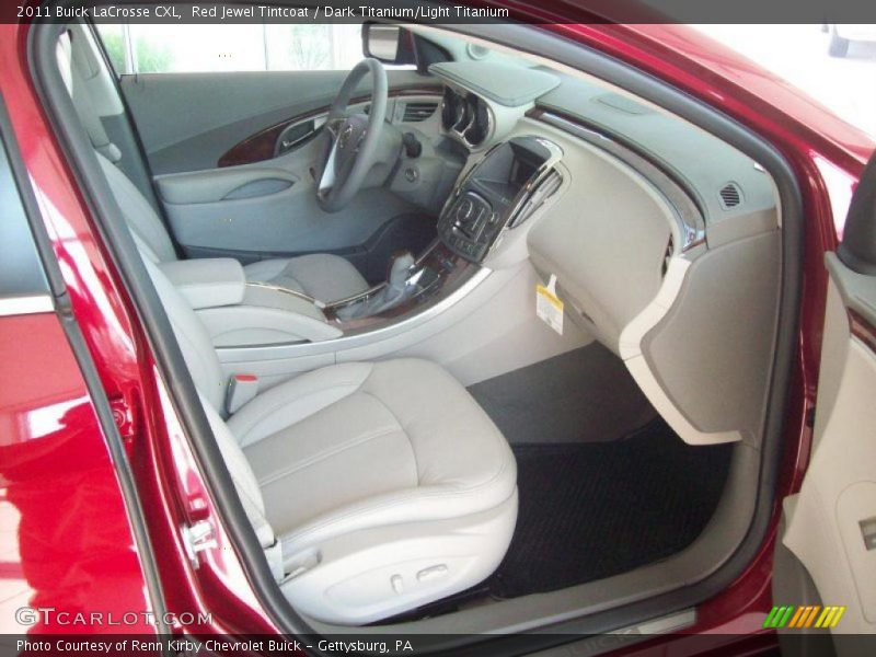 Red Jewel Tintcoat / Dark Titanium/Light Titanium 2011 Buick LaCrosse CXL