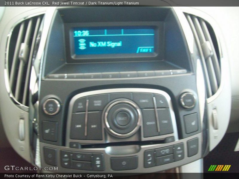 Red Jewel Tintcoat / Dark Titanium/Light Titanium 2011 Buick LaCrosse CXL