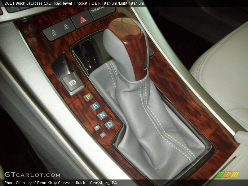 Red Jewel Tintcoat / Dark Titanium/Light Titanium 2011 Buick LaCrosse CXL