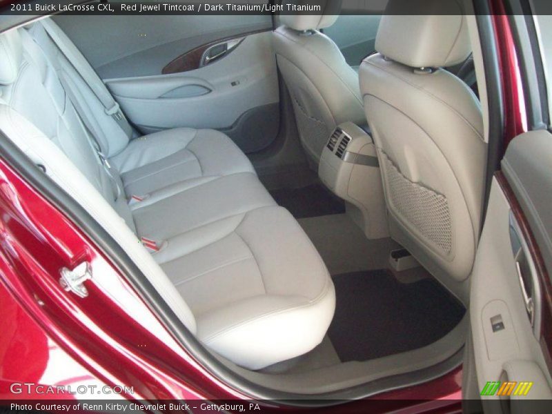 Red Jewel Tintcoat / Dark Titanium/Light Titanium 2011 Buick LaCrosse CXL