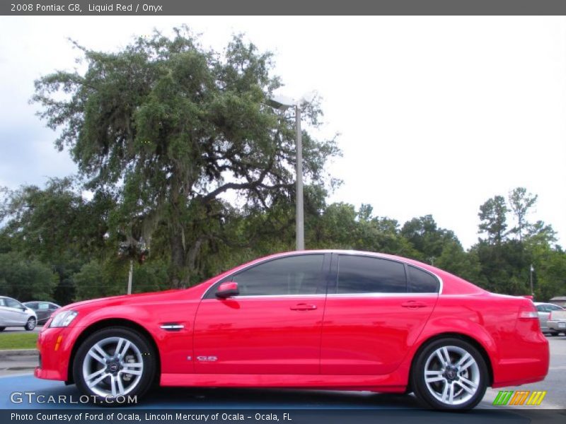 Liquid Red / Onyx 2008 Pontiac G8