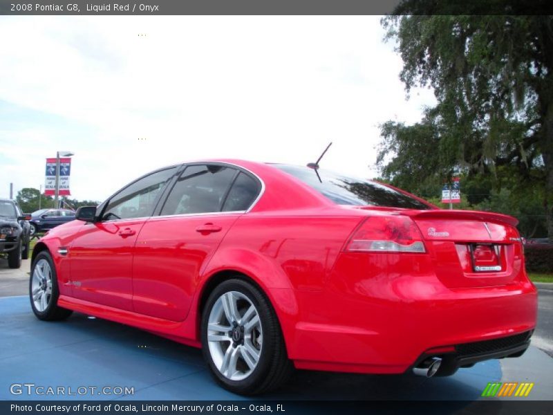Liquid Red / Onyx 2008 Pontiac G8