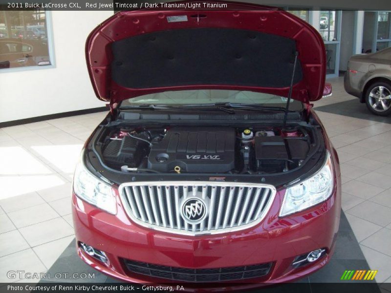 Red Jewel Tintcoat / Dark Titanium/Light Titanium 2011 Buick LaCrosse CXL