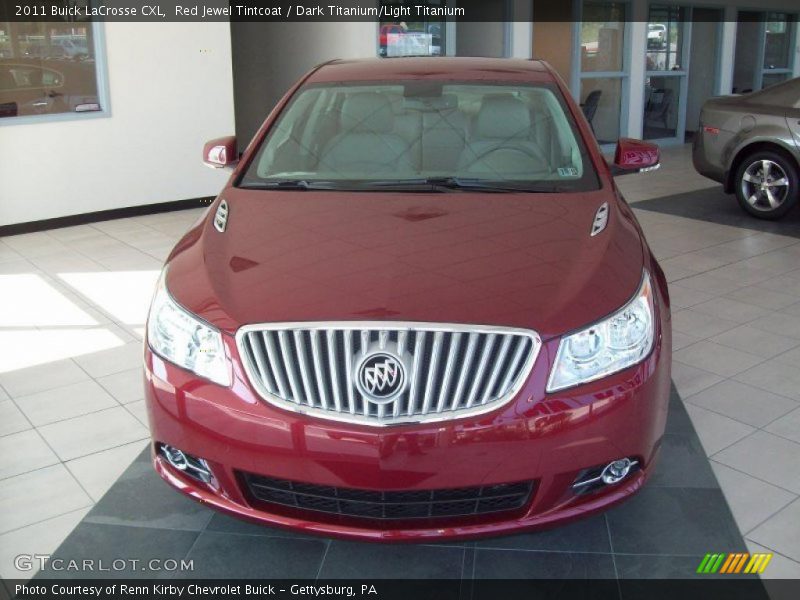 Red Jewel Tintcoat / Dark Titanium/Light Titanium 2011 Buick LaCrosse CXL