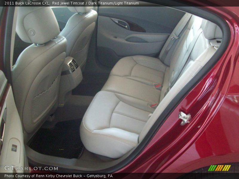 Red Jewel Tintcoat / Dark Titanium/Light Titanium 2011 Buick LaCrosse CXL