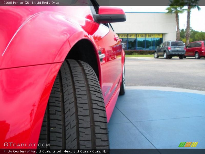 Liquid Red / Onyx 2008 Pontiac G8
