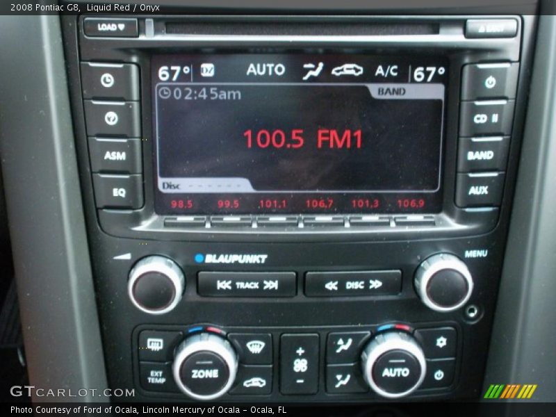 Liquid Red / Onyx 2008 Pontiac G8