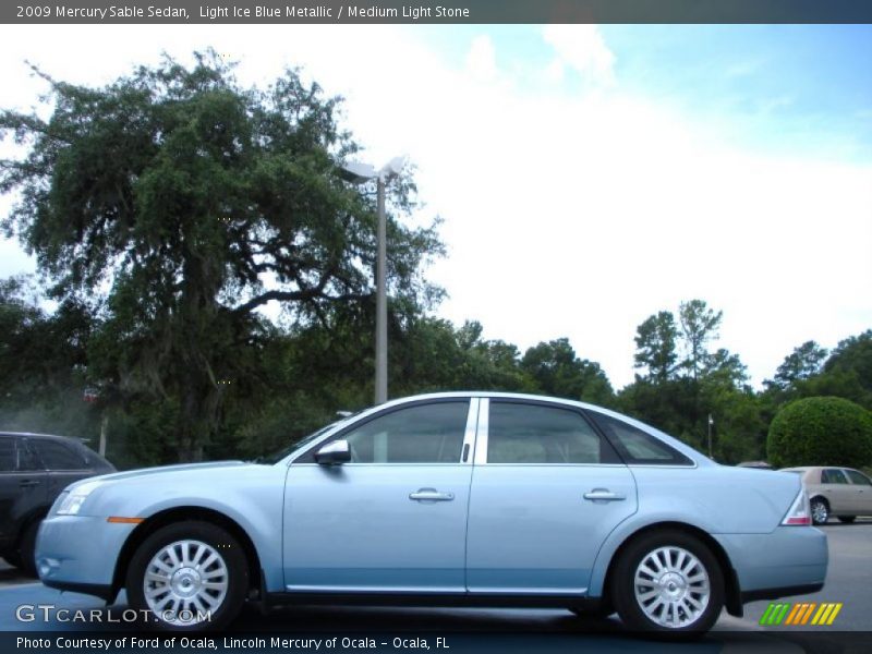 Light Ice Blue Metallic / Medium Light Stone 2009 Mercury Sable Sedan