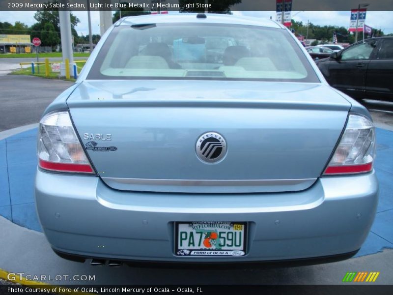 Light Ice Blue Metallic / Medium Light Stone 2009 Mercury Sable Sedan