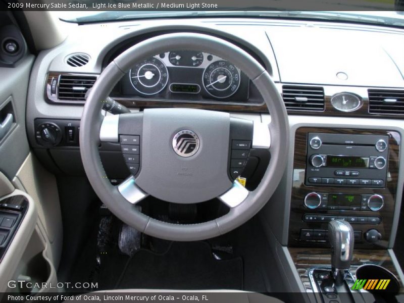 Light Ice Blue Metallic / Medium Light Stone 2009 Mercury Sable Sedan