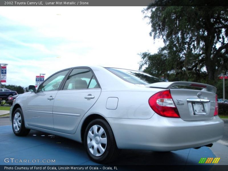 Lunar Mist Metallic / Stone 2002 Toyota Camry LE