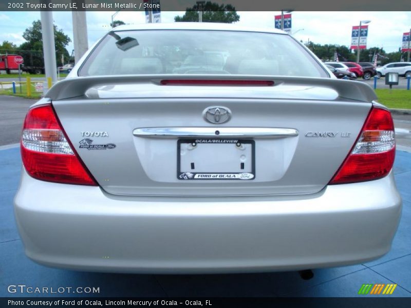 Lunar Mist Metallic / Stone 2002 Toyota Camry LE