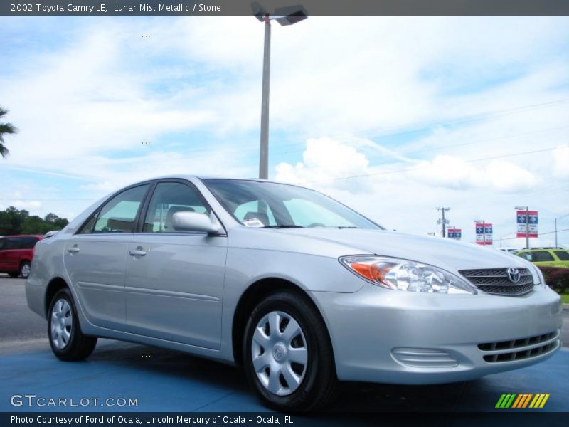 Lunar Mist Metallic / Stone 2002 Toyota Camry LE