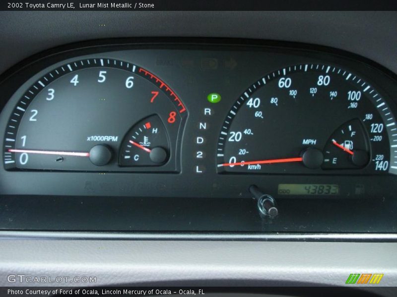 Lunar Mist Metallic / Stone 2002 Toyota Camry LE