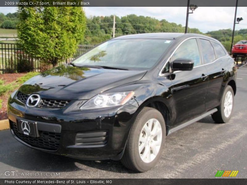 Brilliant Black / Black 2009 Mazda CX-7 Sport