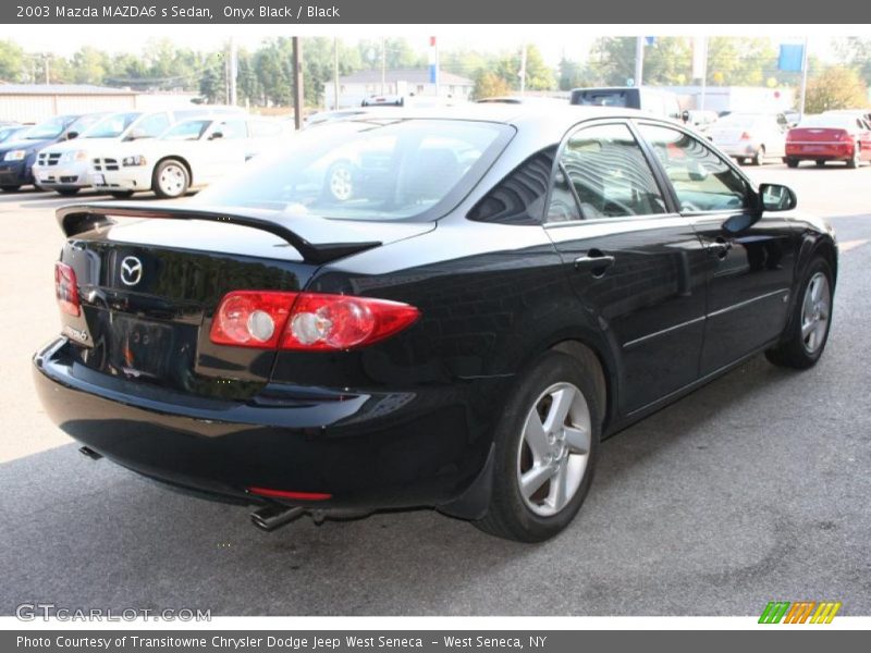 Onyx Black / Black 2003 Mazda MAZDA6 s Sedan
