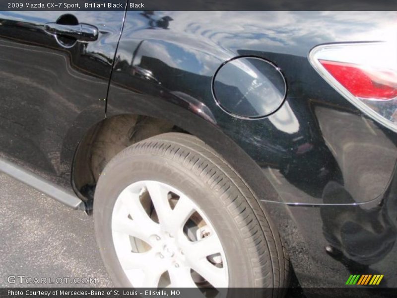Brilliant Black / Black 2009 Mazda CX-7 Sport