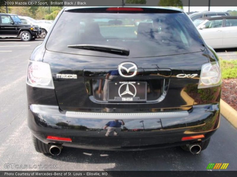 Brilliant Black / Black 2009 Mazda CX-7 Sport
