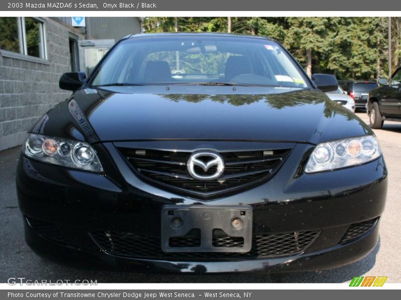 Onyx Black / Black 2003 Mazda MAZDA6 s Sedan