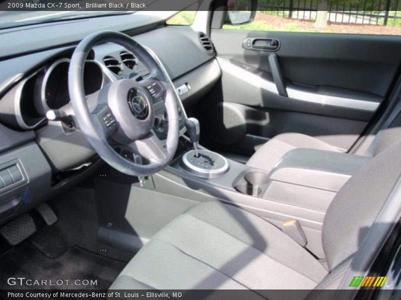 Brilliant Black / Black 2009 Mazda CX-7 Sport