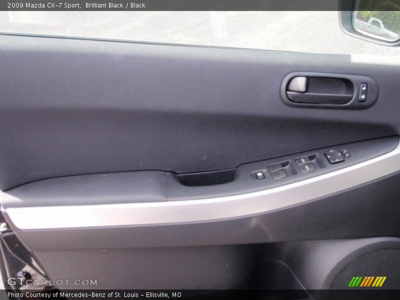 Brilliant Black / Black 2009 Mazda CX-7 Sport
