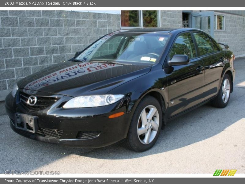 Onyx Black / Black 2003 Mazda MAZDA6 s Sedan
