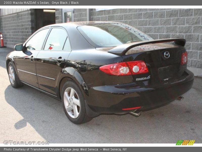 Onyx Black / Black 2003 Mazda MAZDA6 s Sedan