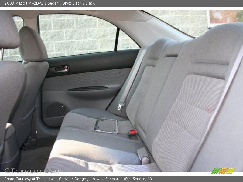 Onyx Black / Black 2003 Mazda MAZDA6 s Sedan