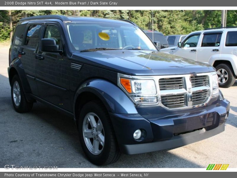 Modern Blue Pearl / Dark Slate Gray 2008 Dodge Nitro SXT 4x4