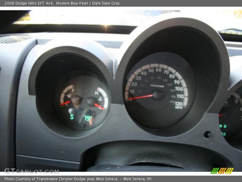 Modern Blue Pearl / Dark Slate Gray 2008 Dodge Nitro SXT 4x4