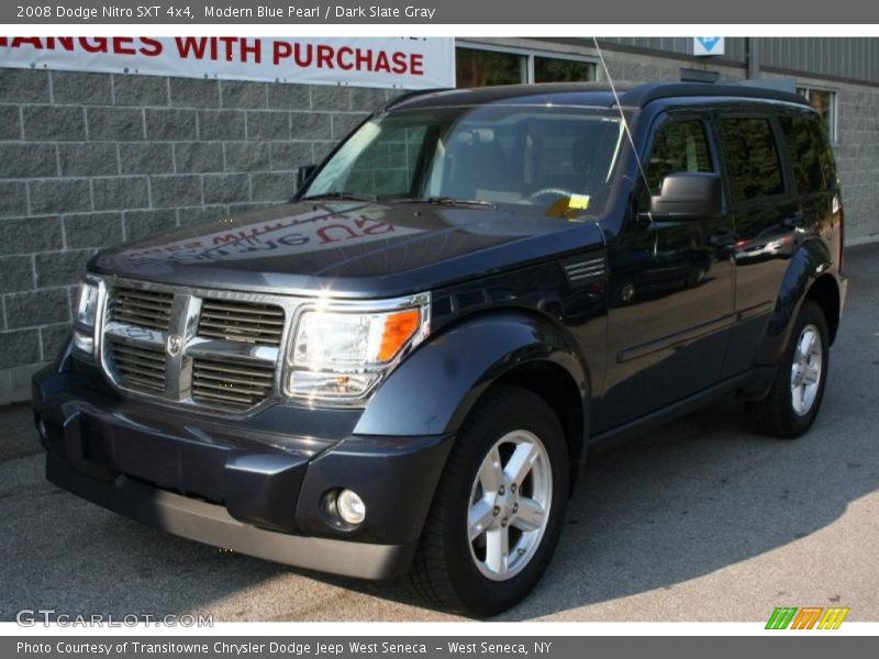 Modern Blue Pearl / Dark Slate Gray 2008 Dodge Nitro SXT 4x4