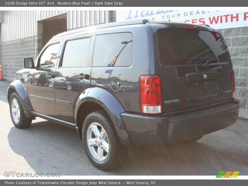 Modern Blue Pearl / Dark Slate Gray 2008 Dodge Nitro SXT 4x4