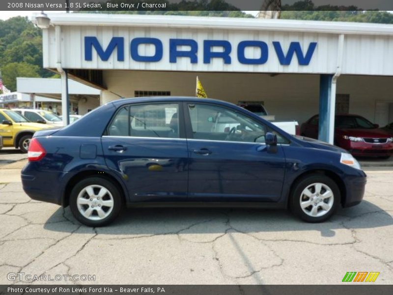 Blue Onyx / Charcoal 2008 Nissan Versa 1.8 SL Sedan