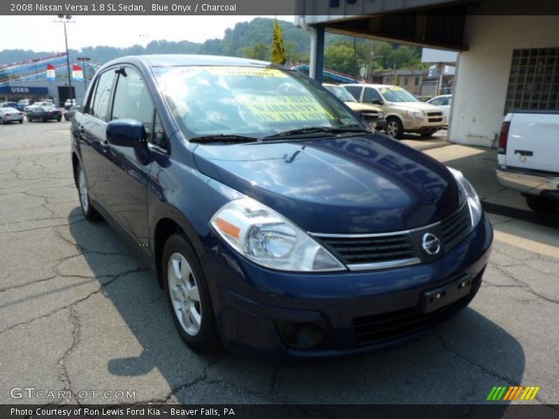 Blue Onyx / Charcoal 2008 Nissan Versa 1.8 SL Sedan