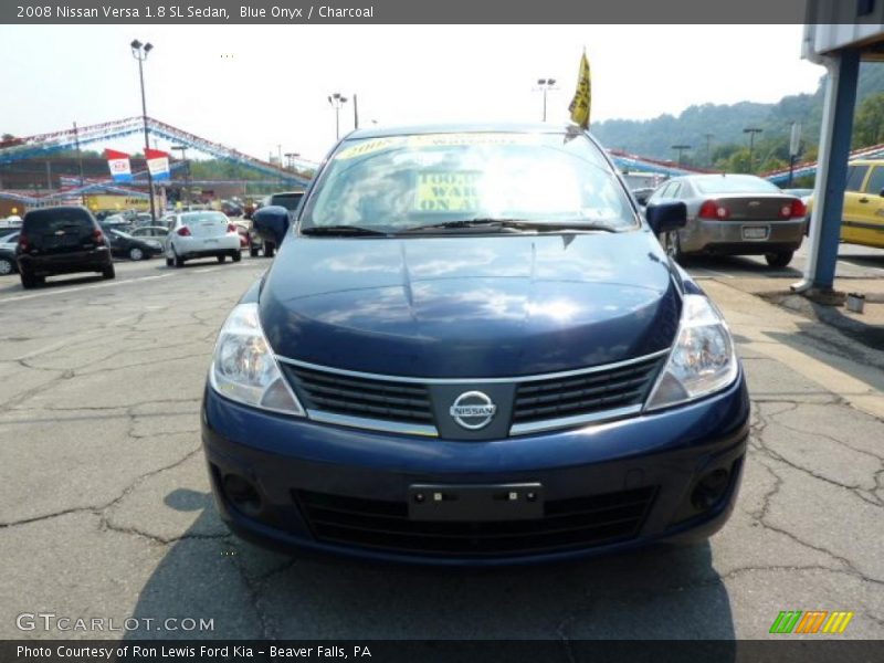 Blue Onyx / Charcoal 2008 Nissan Versa 1.8 SL Sedan