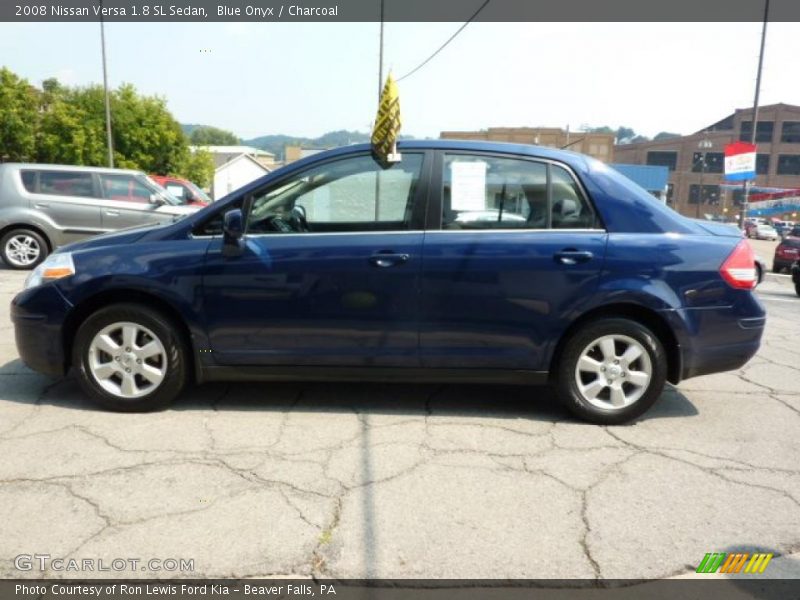Blue Onyx / Charcoal 2008 Nissan Versa 1.8 SL Sedan