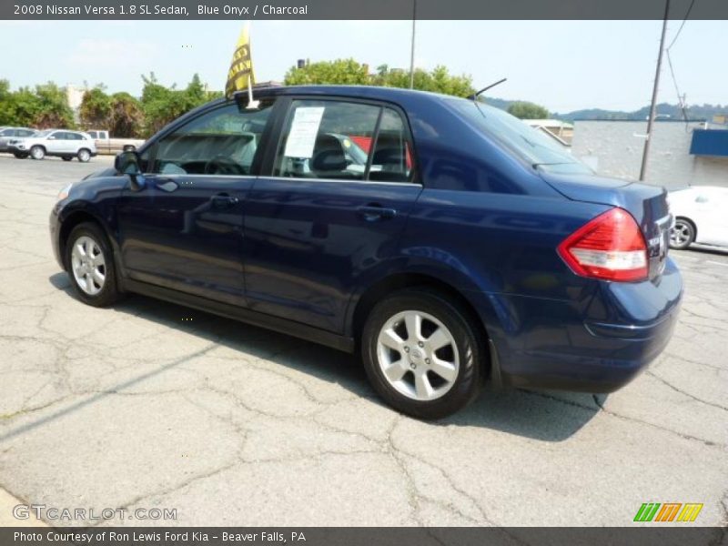 Blue Onyx / Charcoal 2008 Nissan Versa 1.8 SL Sedan