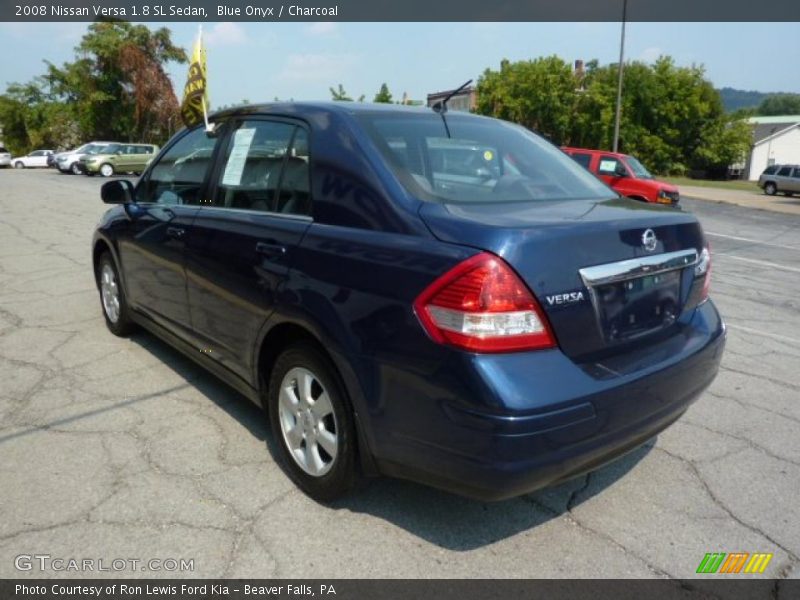 Blue Onyx / Charcoal 2008 Nissan Versa 1.8 SL Sedan