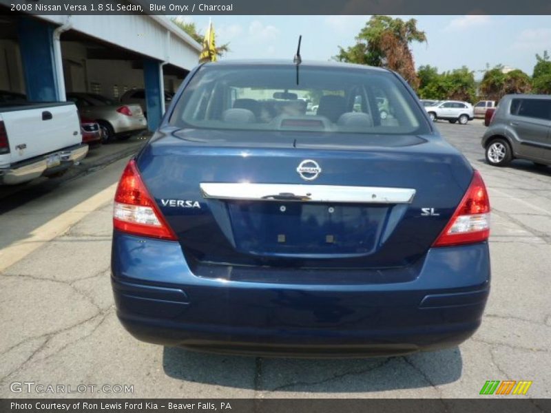 Blue Onyx / Charcoal 2008 Nissan Versa 1.8 SL Sedan
