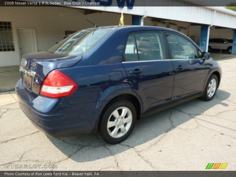Blue Onyx / Charcoal 2008 Nissan Versa 1.8 SL Sedan